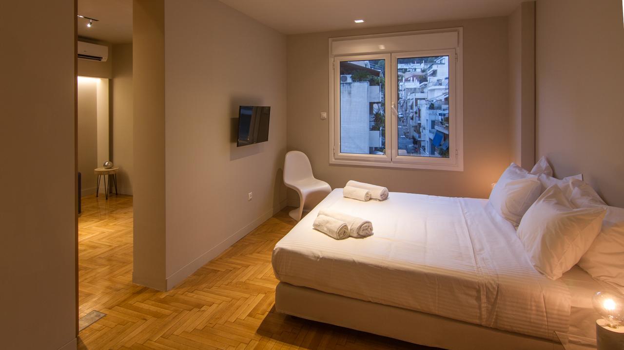 Aba Junior Apartment Veikou Street Athena Bagian luar foto